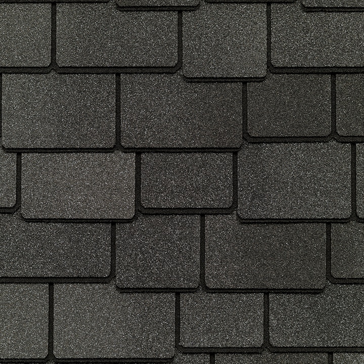 GAF woodland castle wood grey shingle